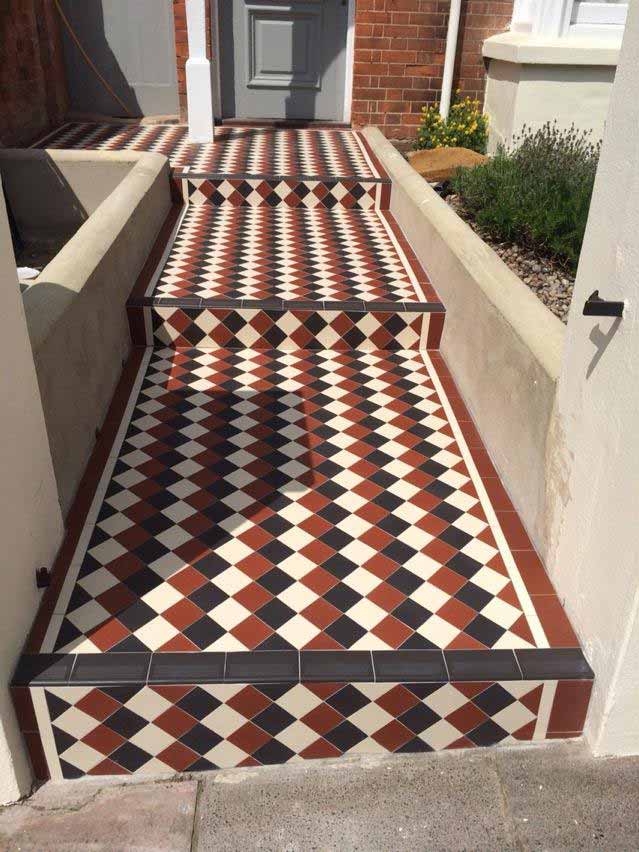 Another lovely path tiled in Brighton