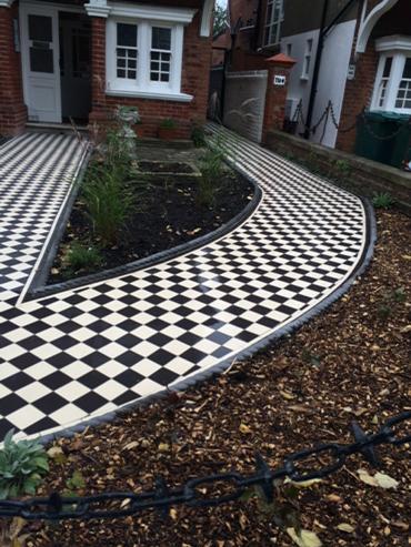 Path tiled in Hove