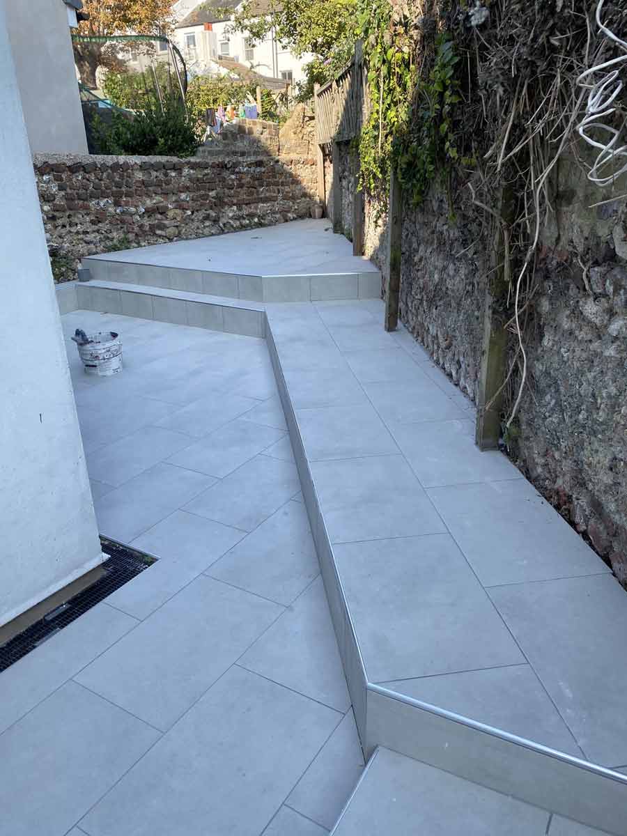 Patio tiled in Brighton